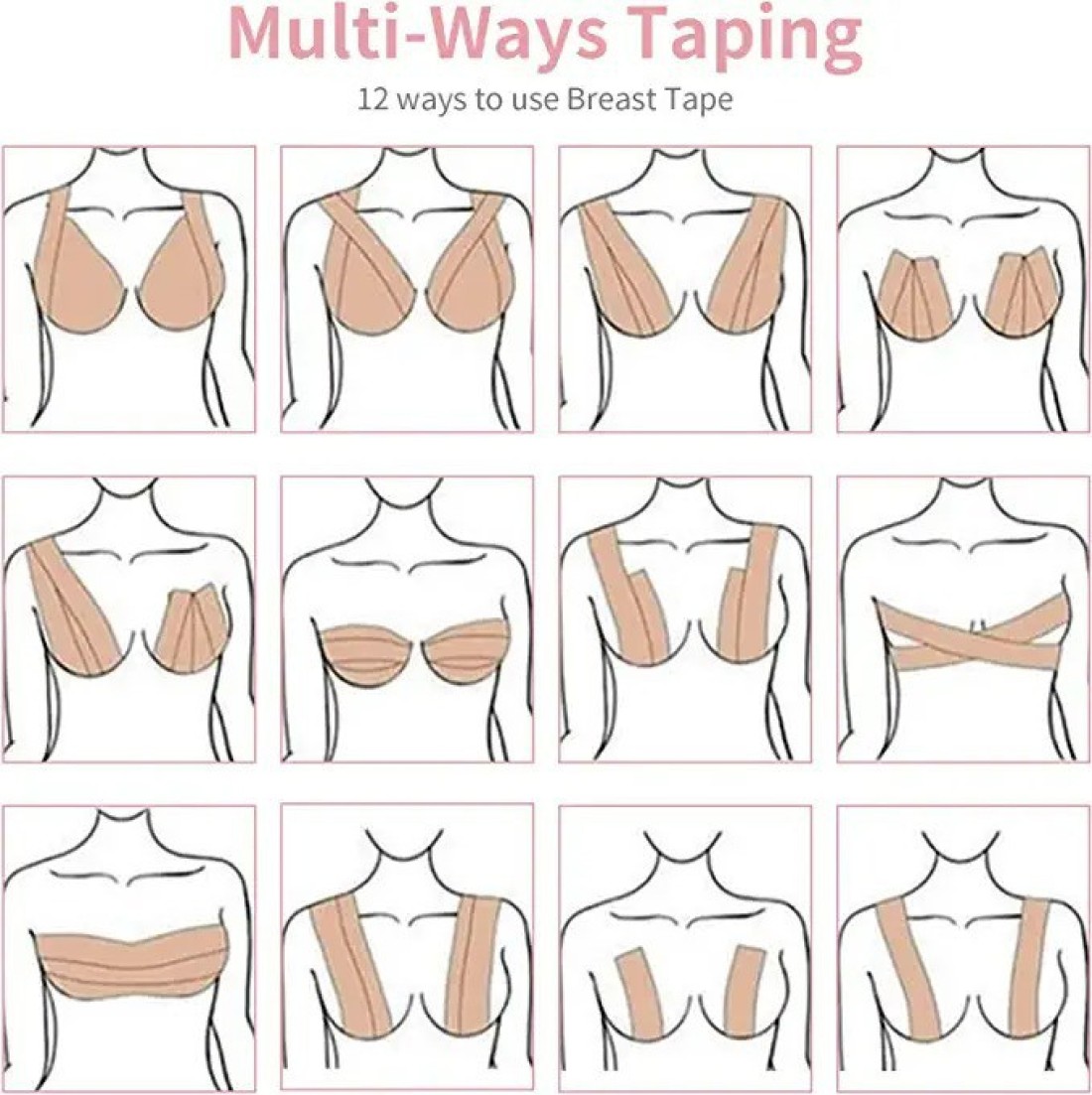 Tape For Women, Premium Body Tape For Women Breast