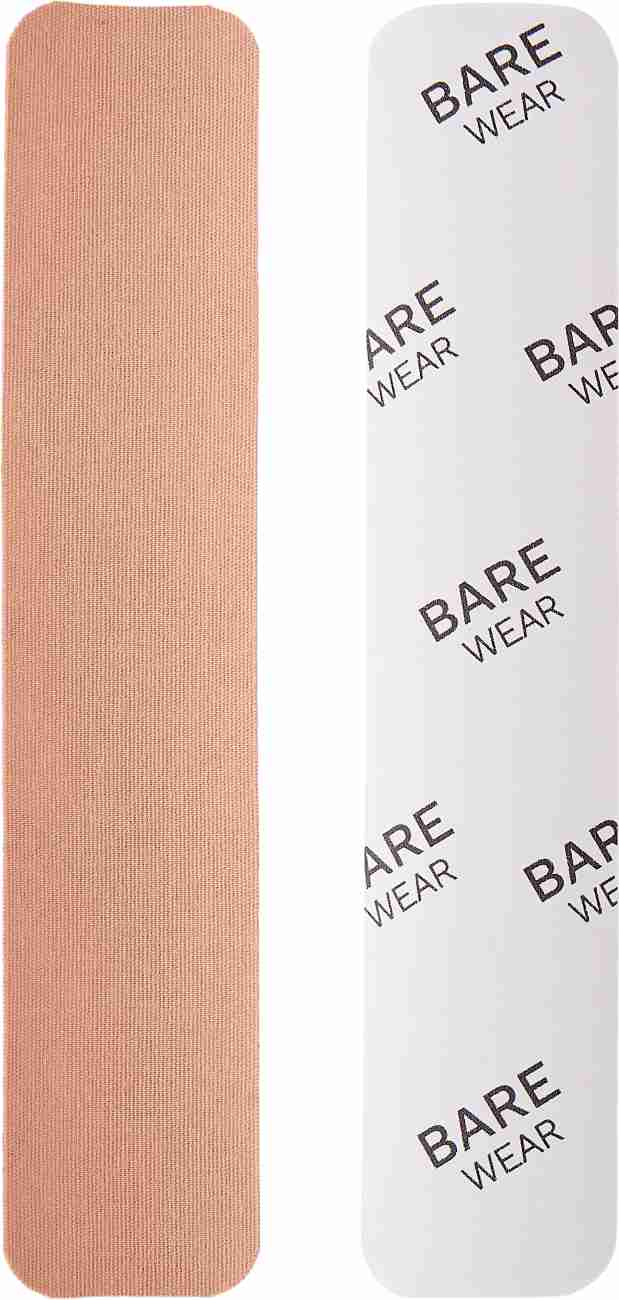 bare wear Body Tape Pre-Cut Strips (pack of 12) height 5cm- length 25 cm  Cotton Push Up Bra Pads Price in India - Buy bare wear Body Tape Pre-Cut  Strips (pack of