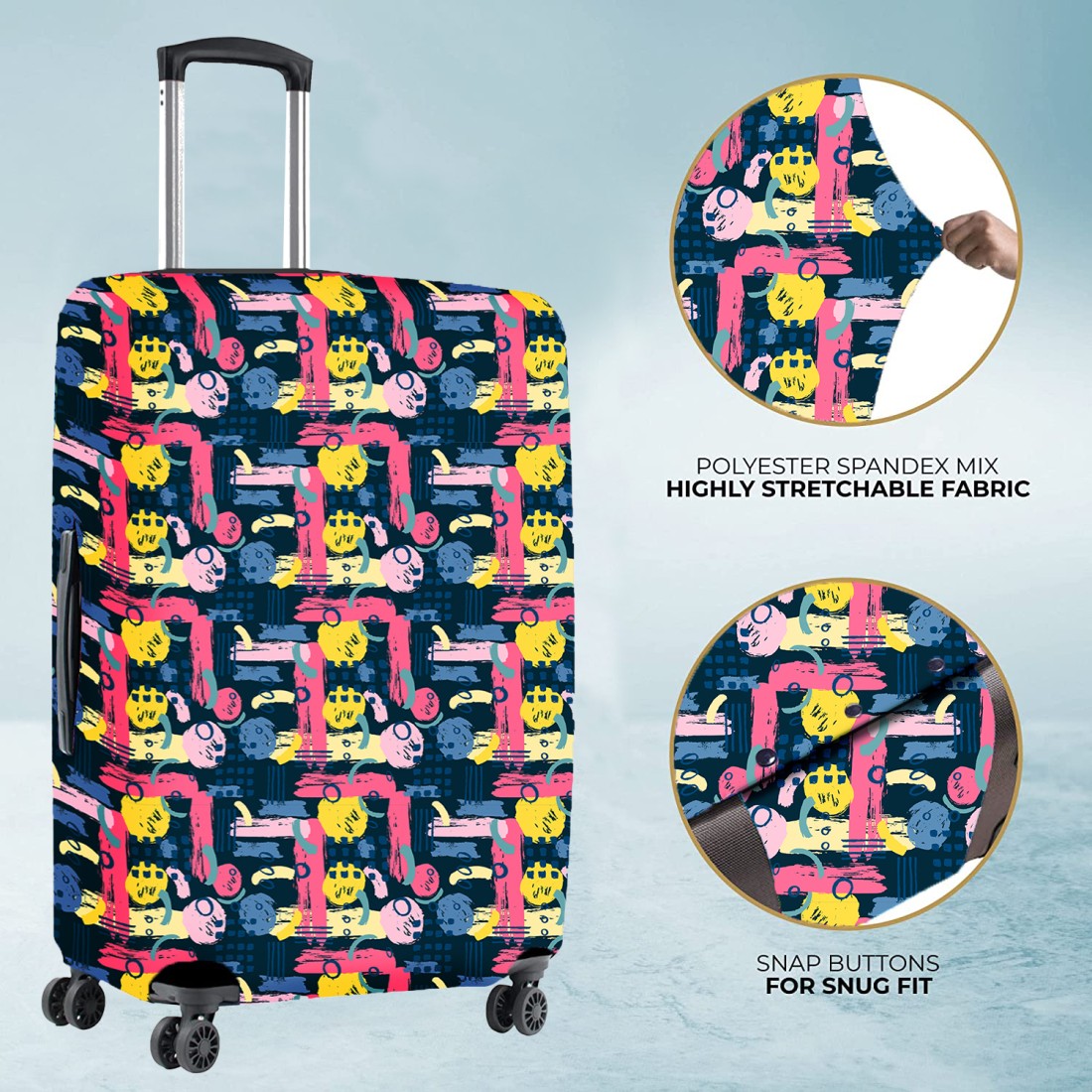 Buy Nasher Miles Small Protective Luggage Cover - Pattern Design