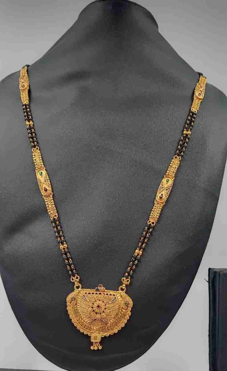 Double layer hot sale gold mangalsutra