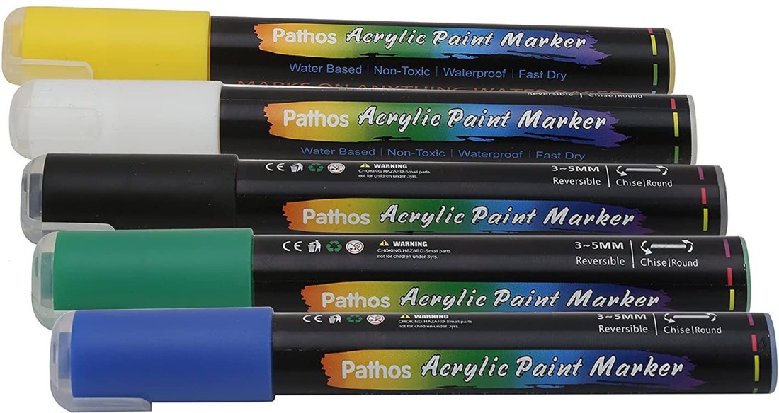 Paint Pens Yellow Markers for Rock Painting-Stone, Ceramic, Metal