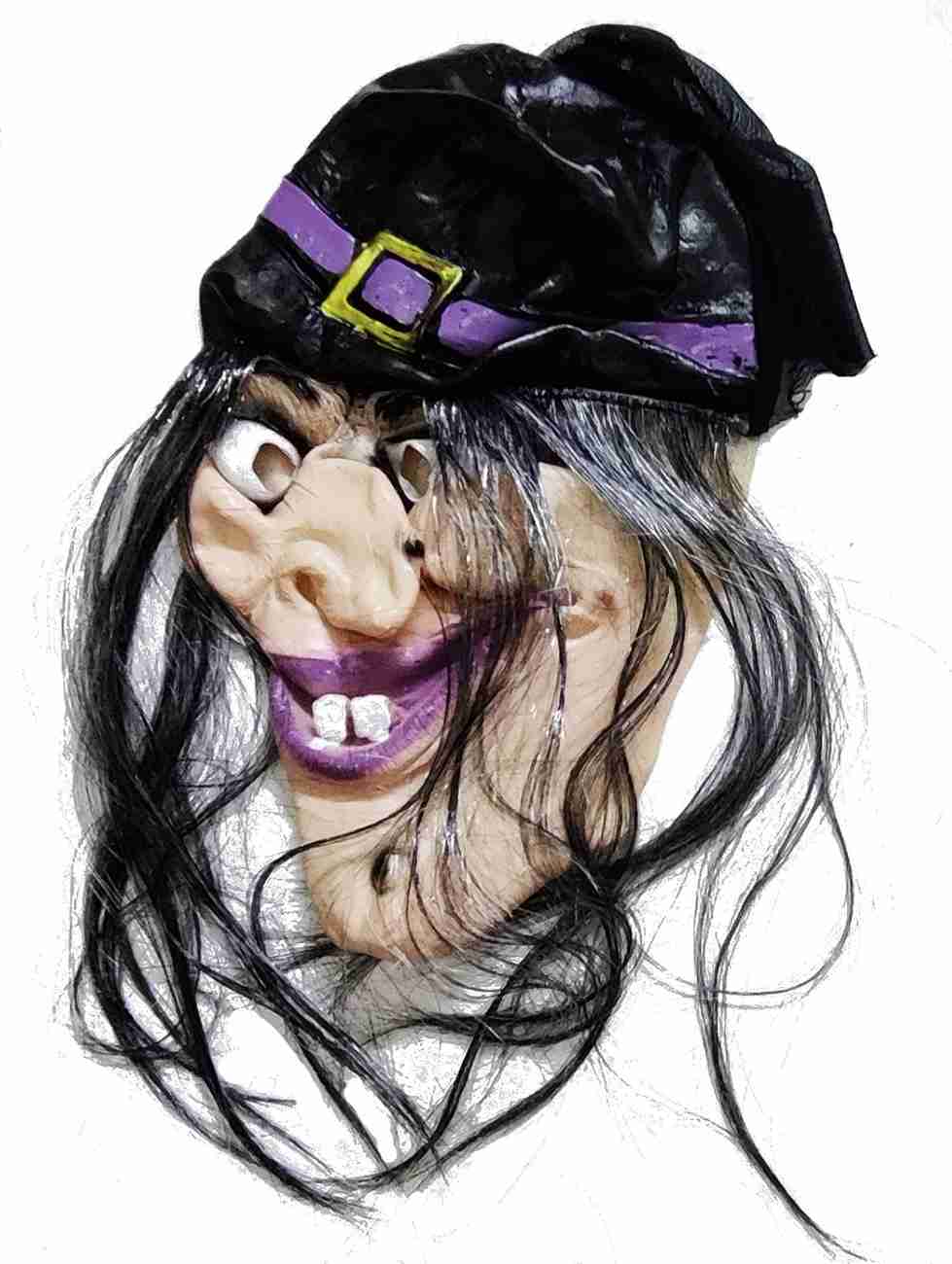 Dhinchak Witch mask Chudail mask Horror cartoon mask for
