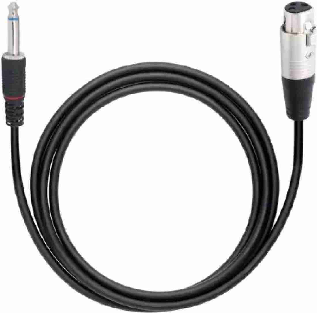 Bronbyte 6.35mm Jack Male To XLR 3PIN Female Cord Wire For Microphone/Guitar  Cable mixer, Stage light, Camera, Microphone, MIC 1.5 meter Price in India  - Buy Bronbyte 6.35mm Jack Male To XLR