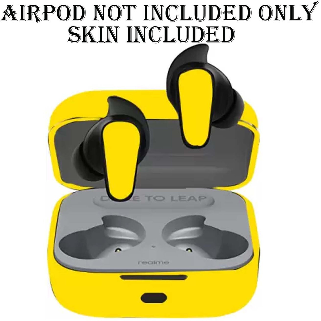 Yellow realme buds air best sale