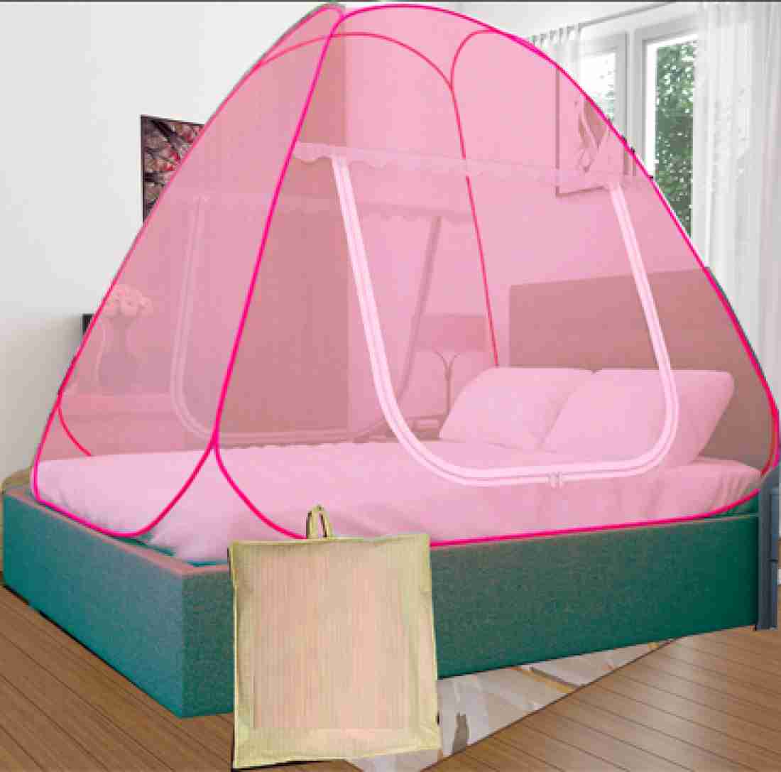 Mosquito Net For Double Bed Fordable 6*6 Machardani Stand Wali