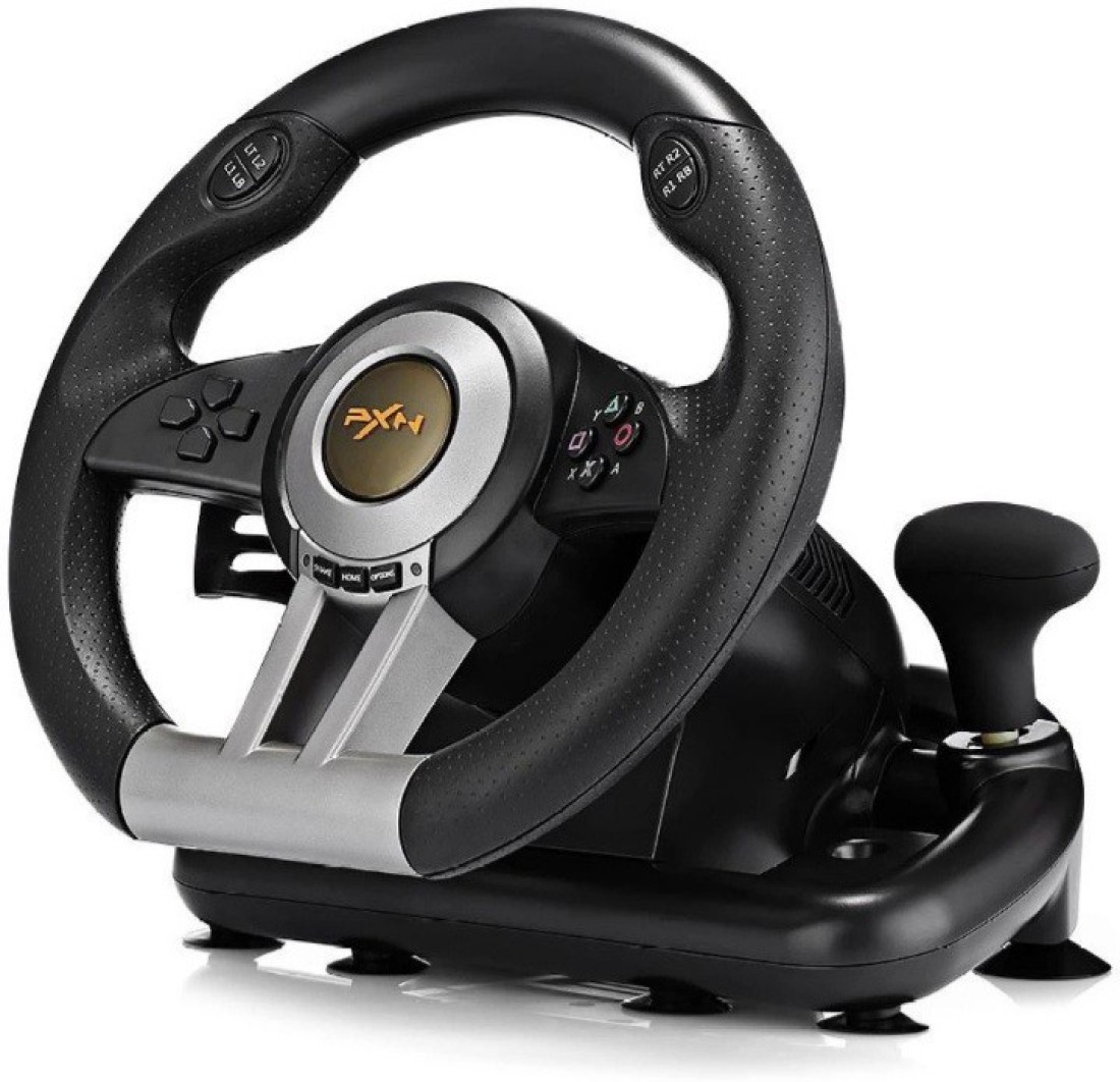GENTLEMOB V3ll Racing Game steering wheel with Brake pedal Motion  controller for ps4,Xbox Motion Controller - GENTLEMOB 