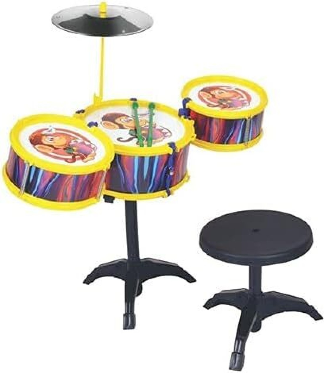 Musical drum hot sale sticks toy