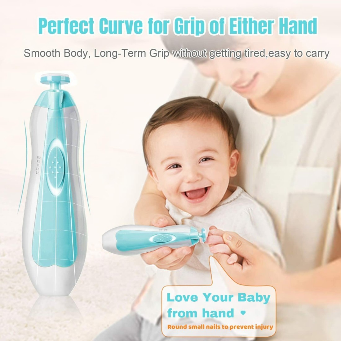 TinyHands™ Baby Nail Trimmer (with Night Light & Noise Reduction) –  BabySnuggle
