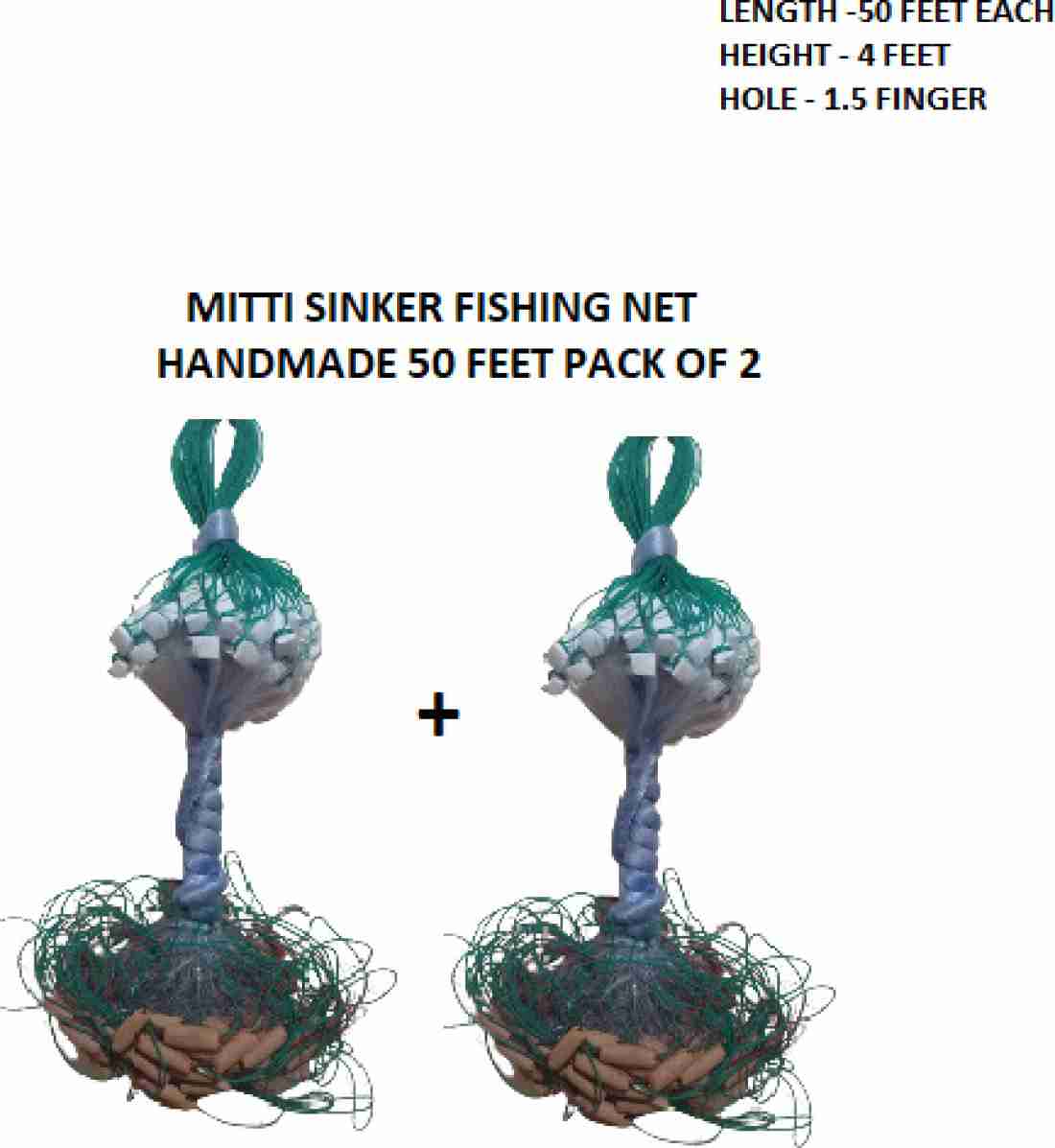 INDIGROW MITTI GOLI FISHING NET PACK OF 2 Fishing Net - Buy INDIGROW MITTI  GOLI FISHING NET PACK OF 2 Fishing Net Online at Best Prices in India -  Fishing