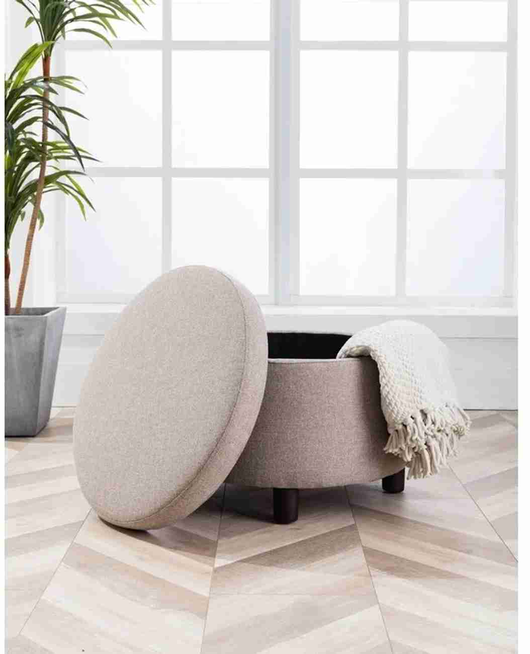 Berlin round sales ottoman