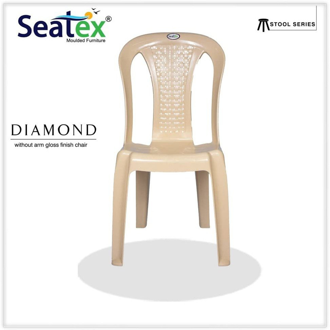 Seatex diamond shop plastic chair