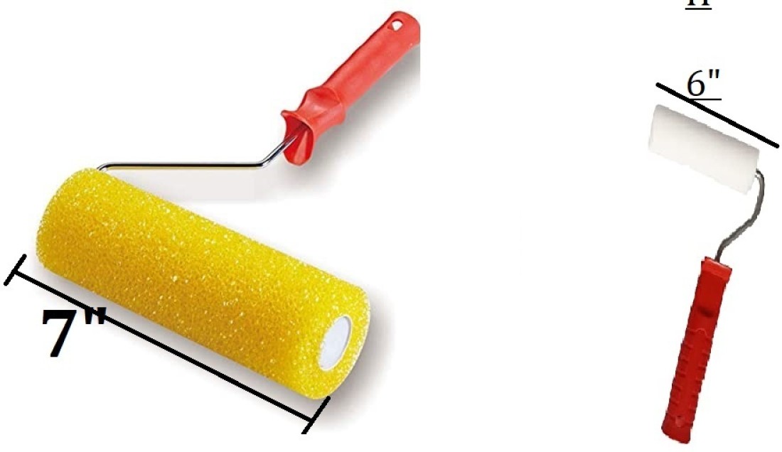 onneyretail Texture Roller with Handle for Wall Decor 9 Paint Roller Price  in India - Buy onneyretail Texture Roller with Handle for Wall Decor 9  Paint Roller online at