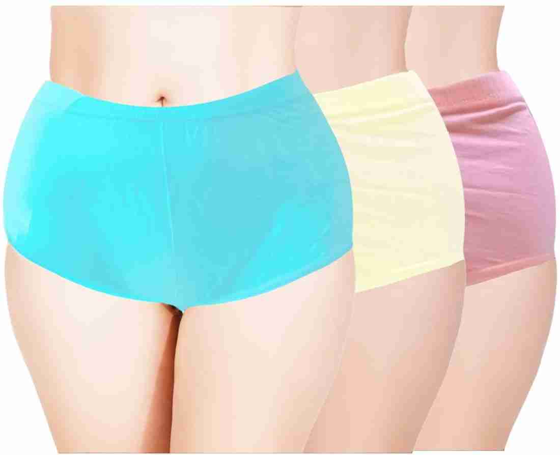 Buy VANILLAFUDGE Cotton padded Panties for Women's (brown 3XL