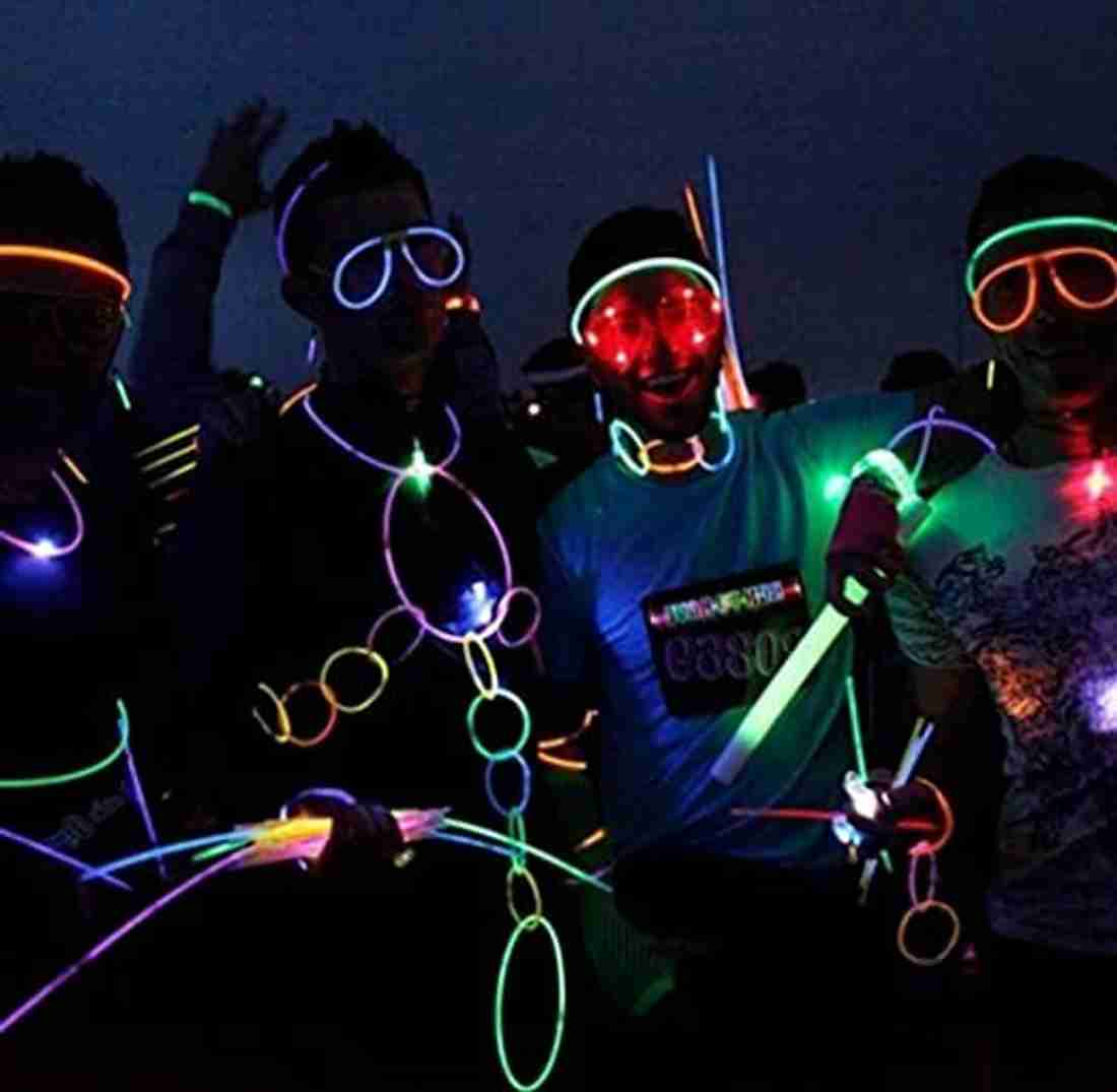 Glow stick hotsell glasses