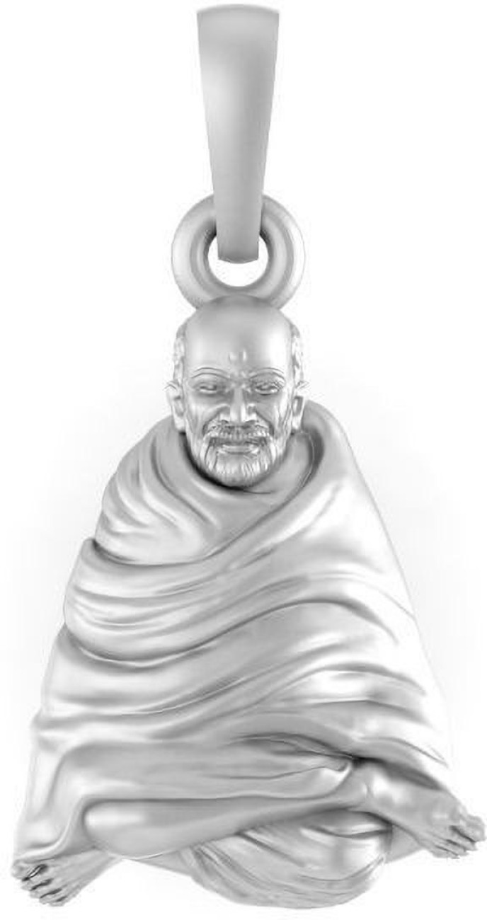 Silver Monk Pendant