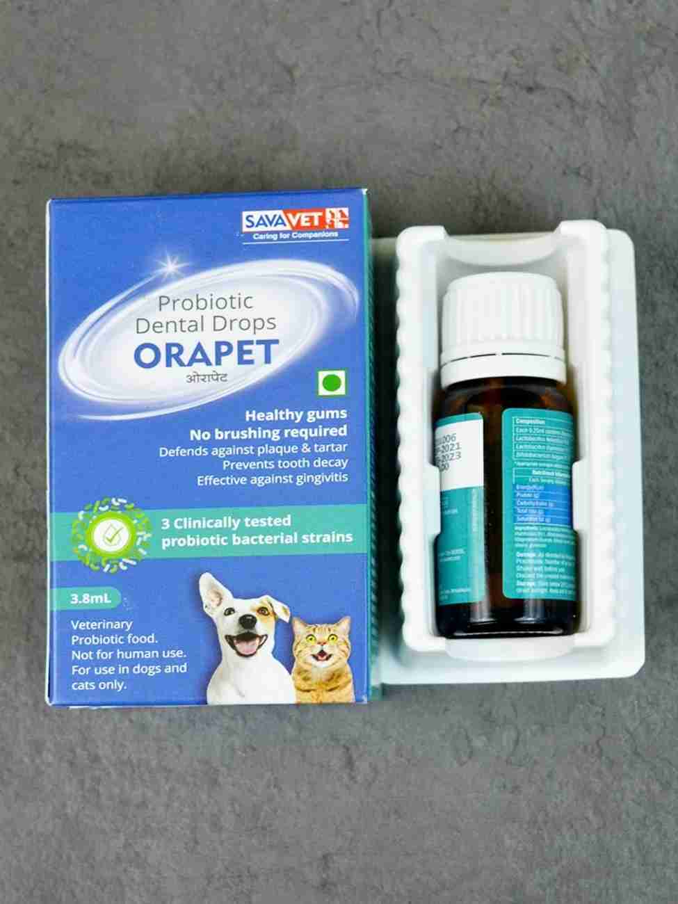 Dental drops for dogs sales