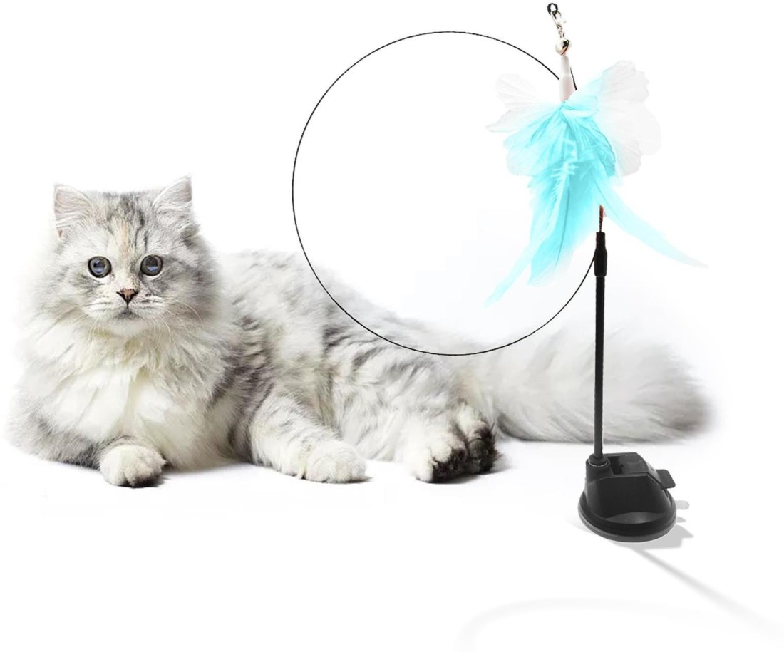 Cat Toys For Indoor Cats - Interactive Cat Toy, Funny Spring Bird Rotating Cat  Toy With Suction Cup Base, Turntable Kitten Toys With Teaser Ball