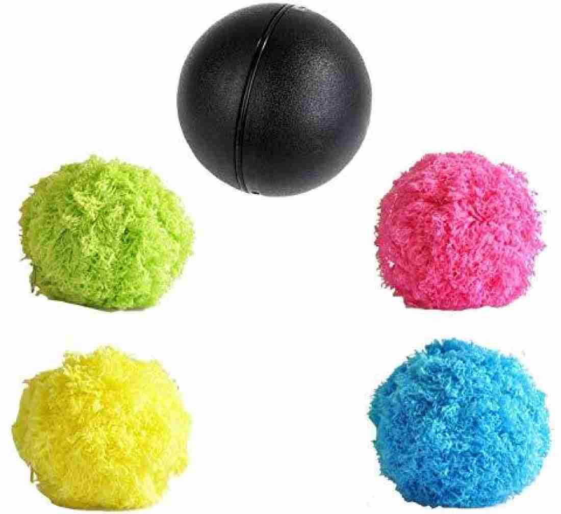 J Pet Toy Magic Roller Ball Automatic Electric Pet Plush Ball Floor Clean Toys Silicone Ball For Dog Cat Price in India Buy J Pet Toy Magic Roller Ball Automatic