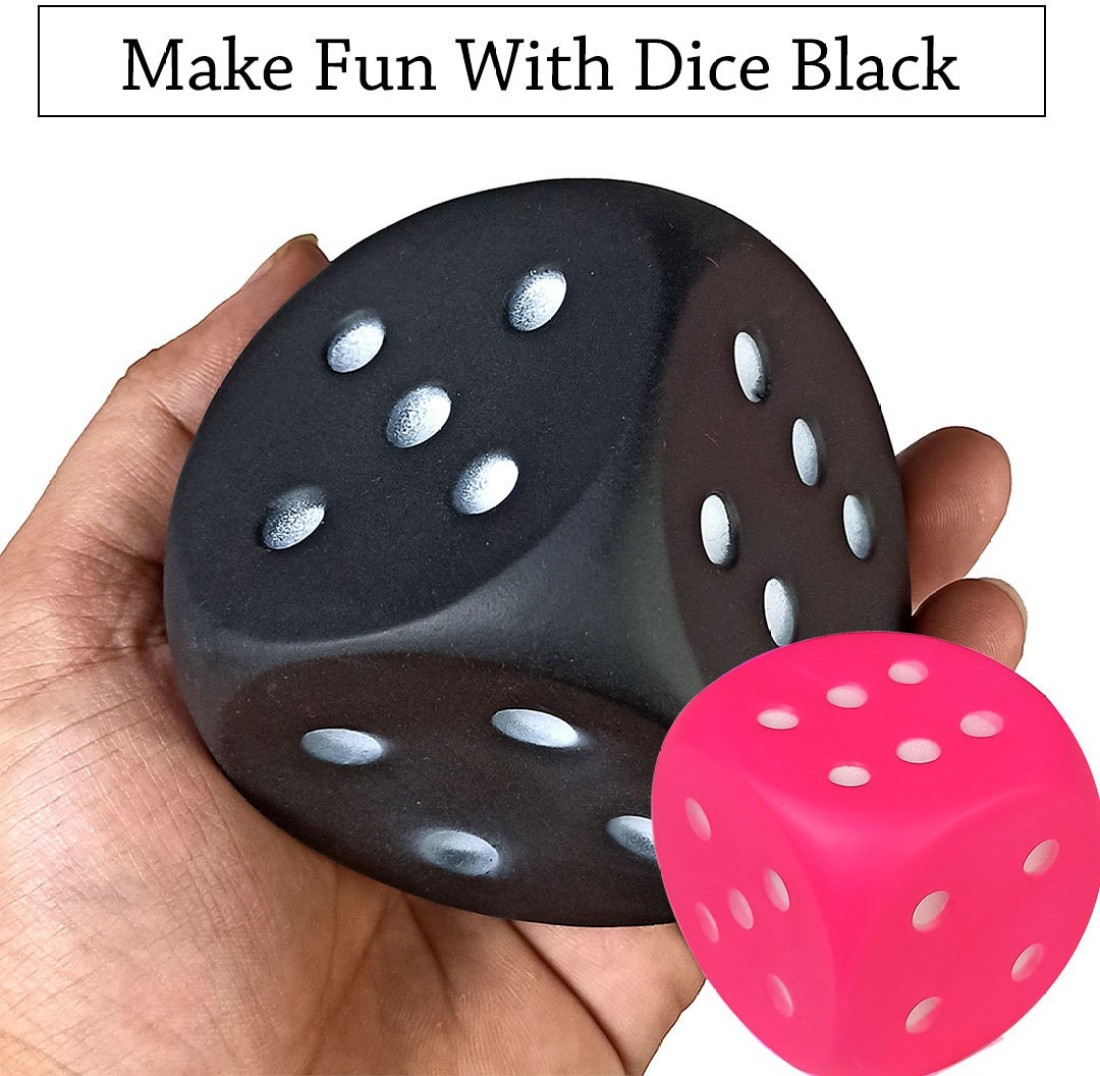 Dice Toy Durable Rubber Chew Toy & Treat Dispenser