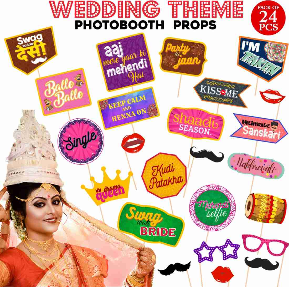 Indian wedding deals photo booth props