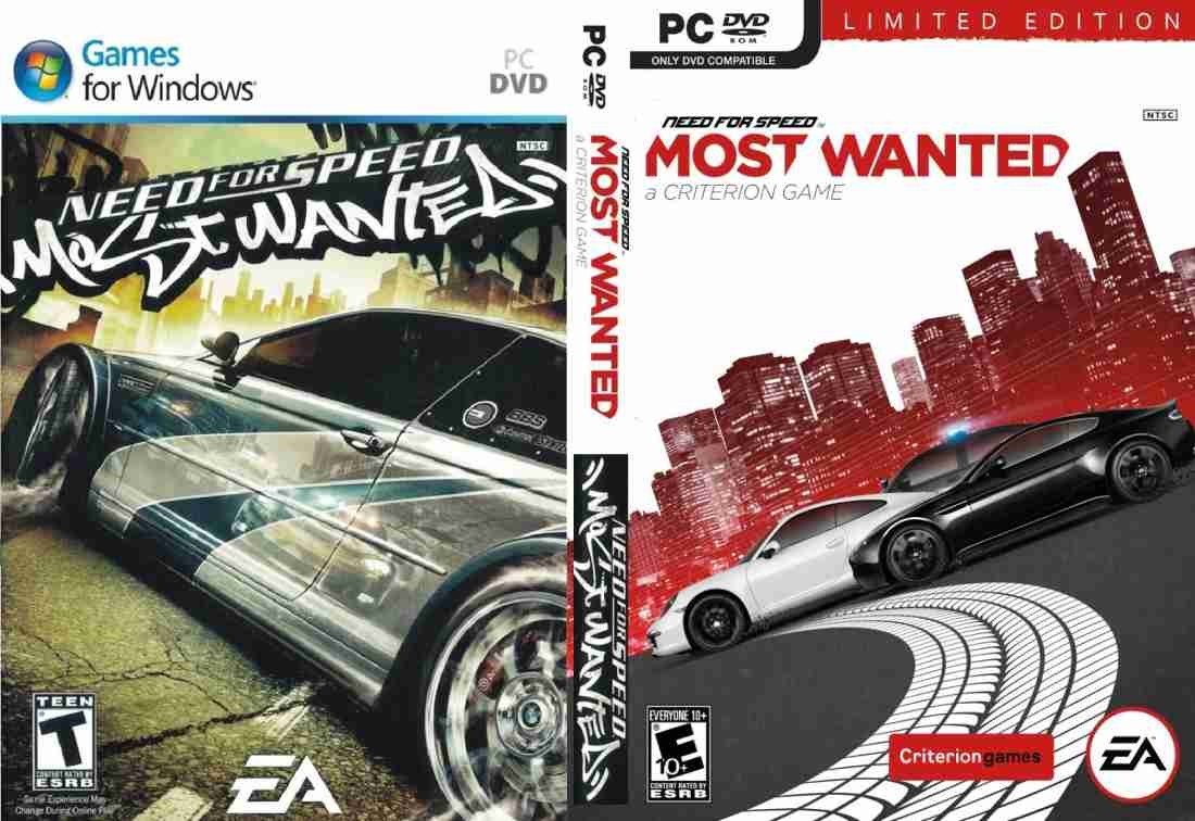 Need For Speed Most Wanted PC DVD-ROM Criterion Game EA 2012
