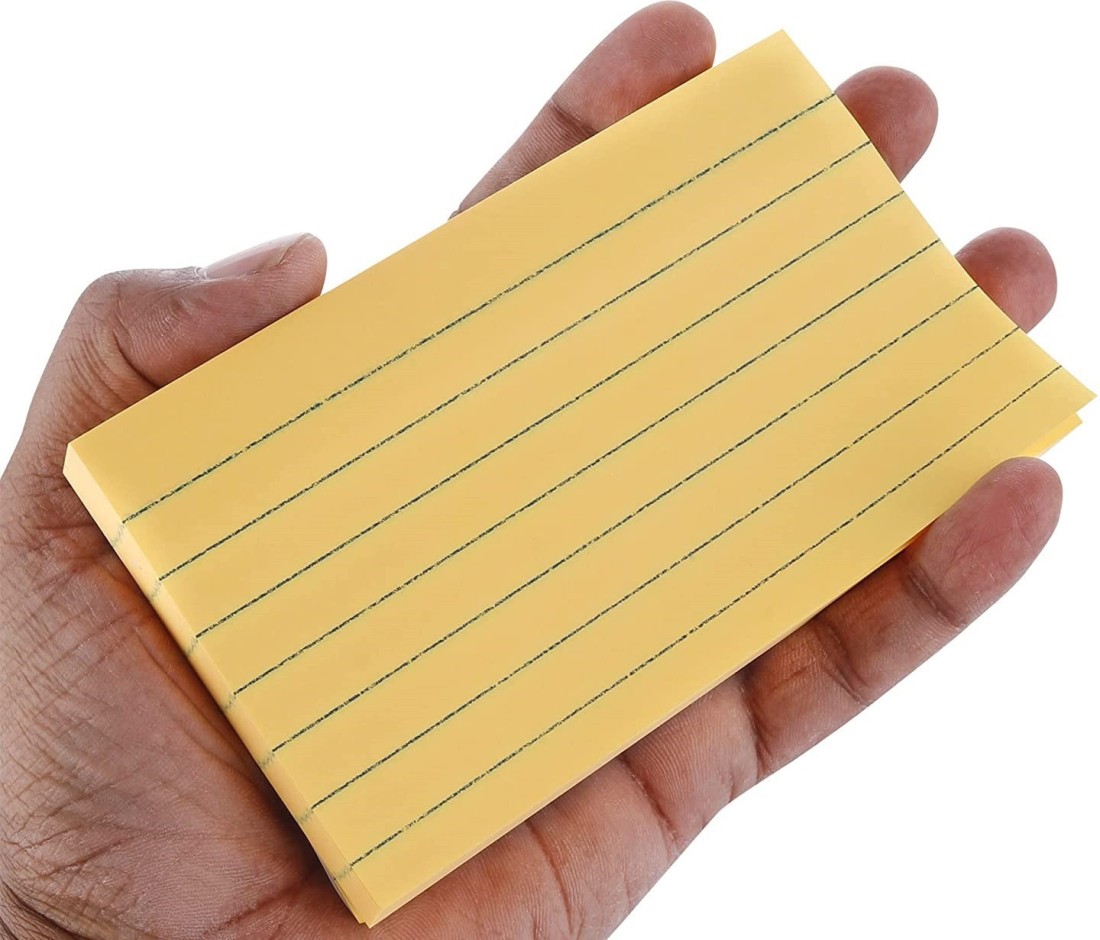 Sticky Notes 3x5 inch Bright Colors Self-Stick Pads 8 Pads/Pack 50  Sheets/Pad Total 400 Sheets