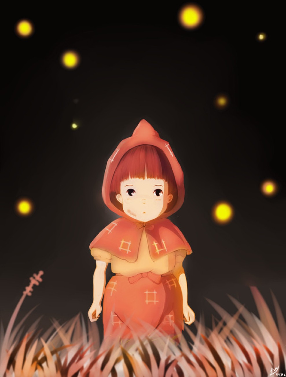 Grave Of The Fireflies Matte Finish Poster Paper Print - Animation