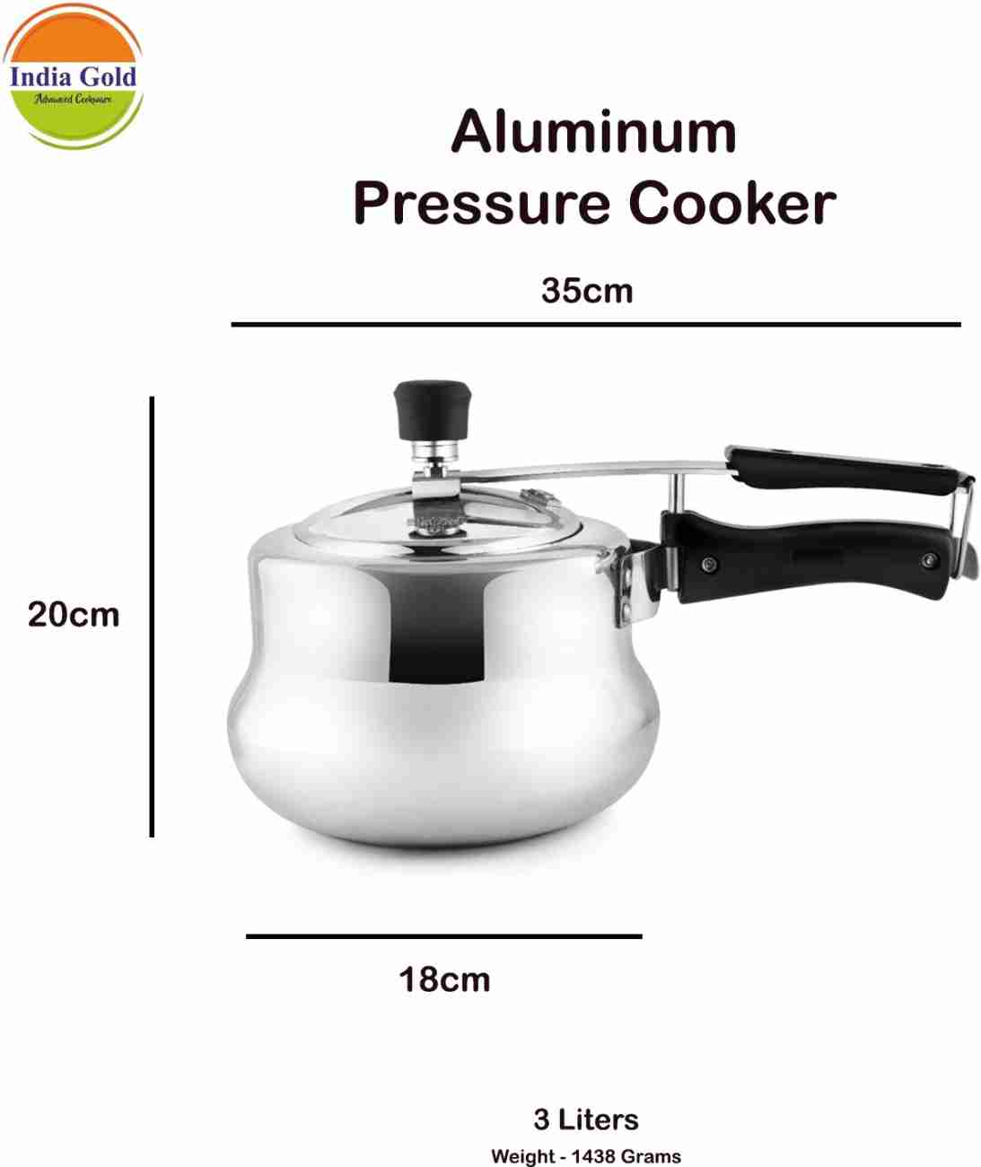 Handi shape pressure online cooker