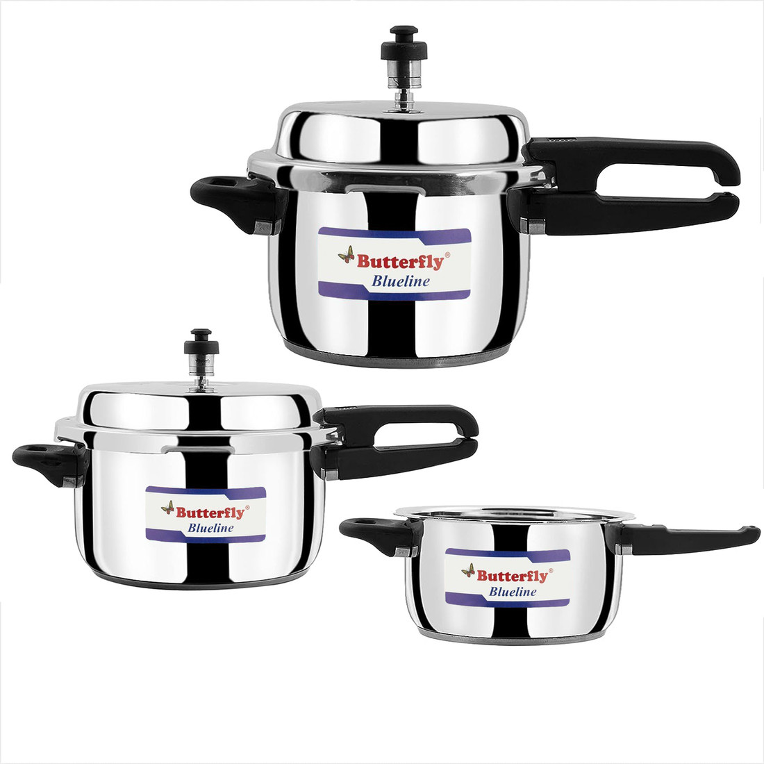 Butterfly blueline pressure cooker 3 litre clearance