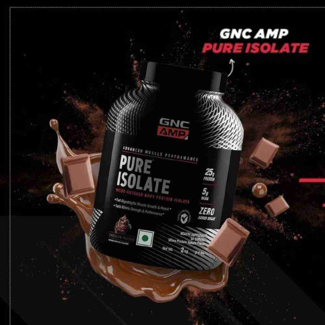 GNC Amp Pure Isolate - Chocolate Frosting - 70 Servings