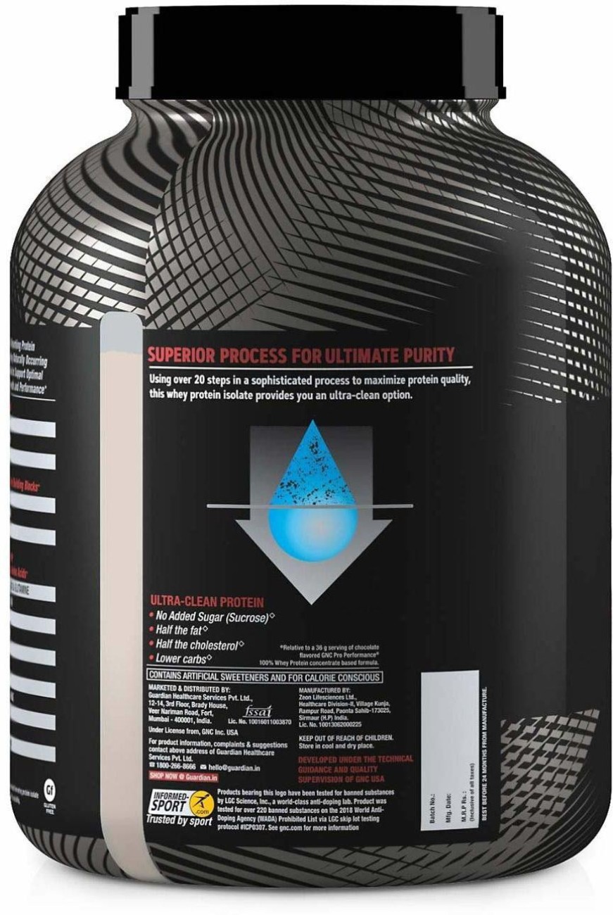 GNC Amp Pure Isolate - Chocolate Frosting - 70 Servings
