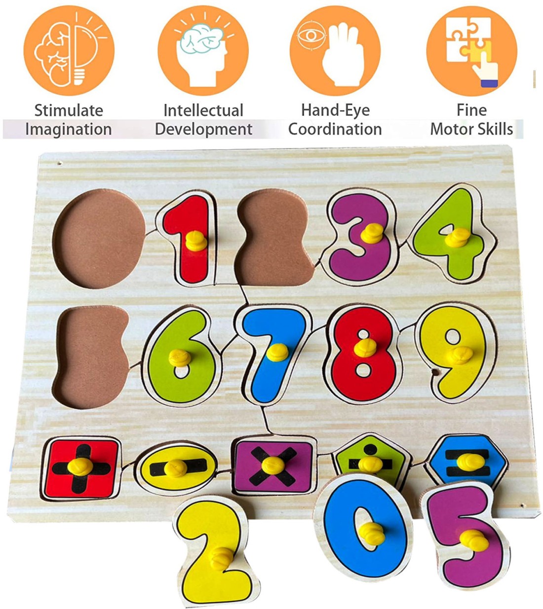 Wooden Numbers Puzzle