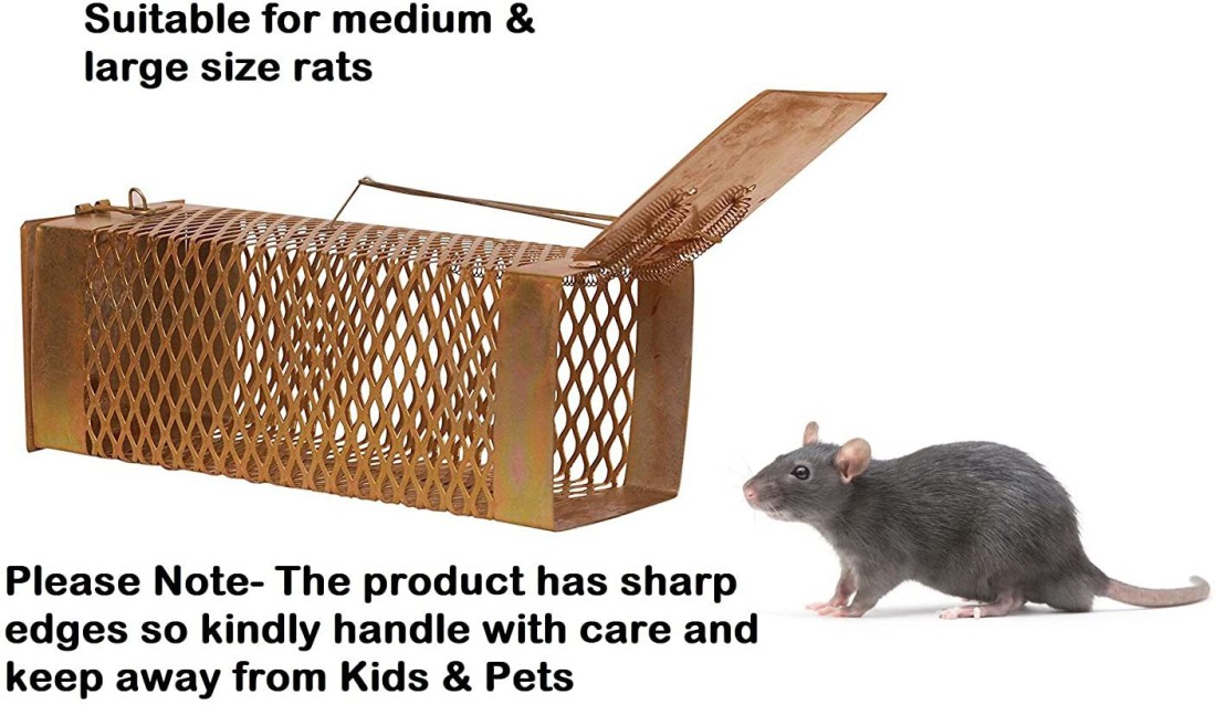 popo Rat Trap, Mouse Trap/Catcher Iron Big Size - Ultimate