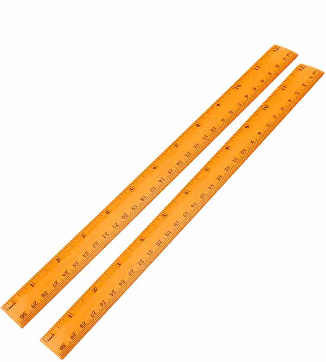 Wooden scale clearance ruler