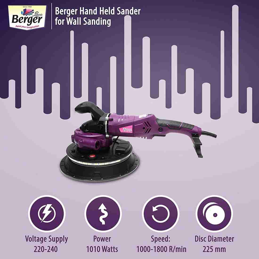 Berger shop sanding machine