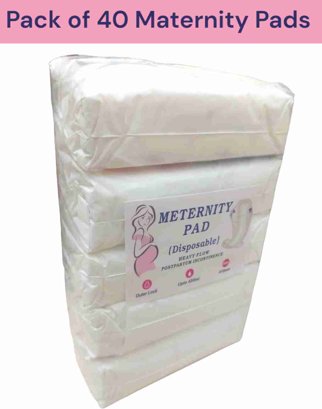 LADY HAWK 9+1 Post Partum Kit, 9 New Mom Disposable Maternity Pads