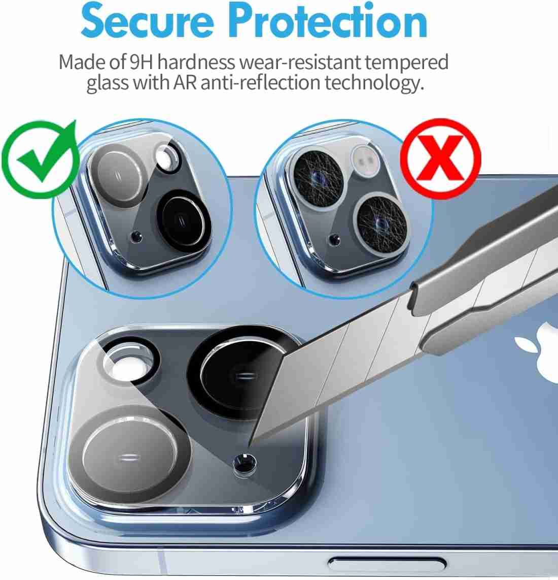 GDBUY Camera Lens Protector for APPLE iPhone 15 Pro Max, iPhone 15 Pro Max  - GDBUY 