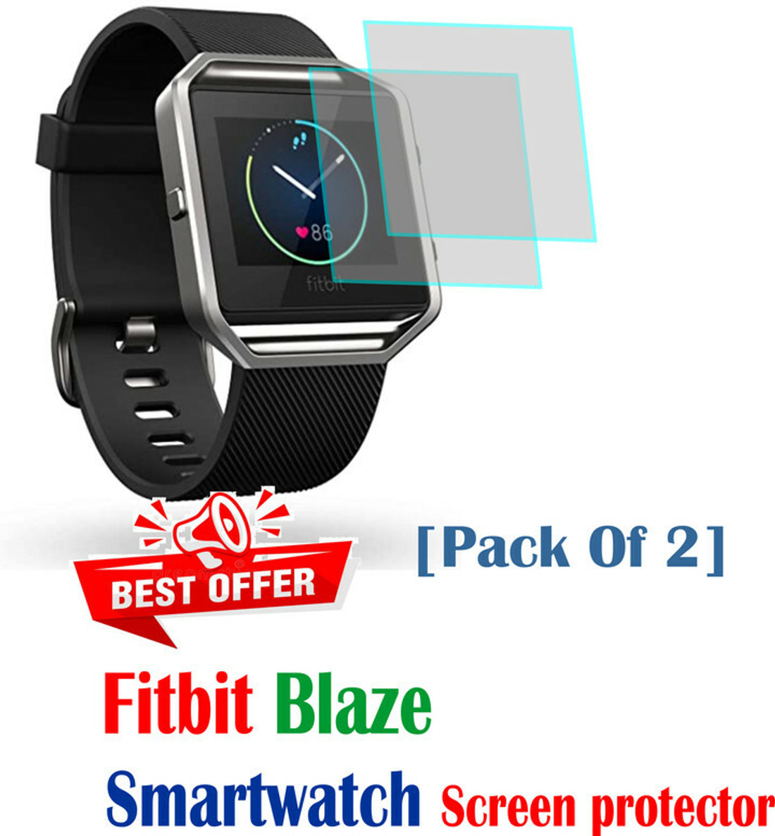 RedMart Edge To Edge Screen Guard for SN 01 Fitbit Blaze