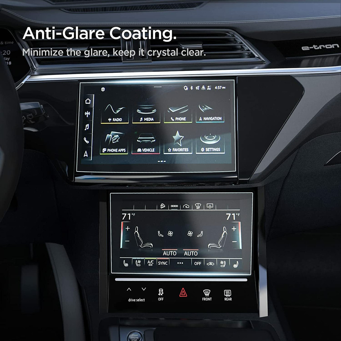Audi q8 clearance screen protector