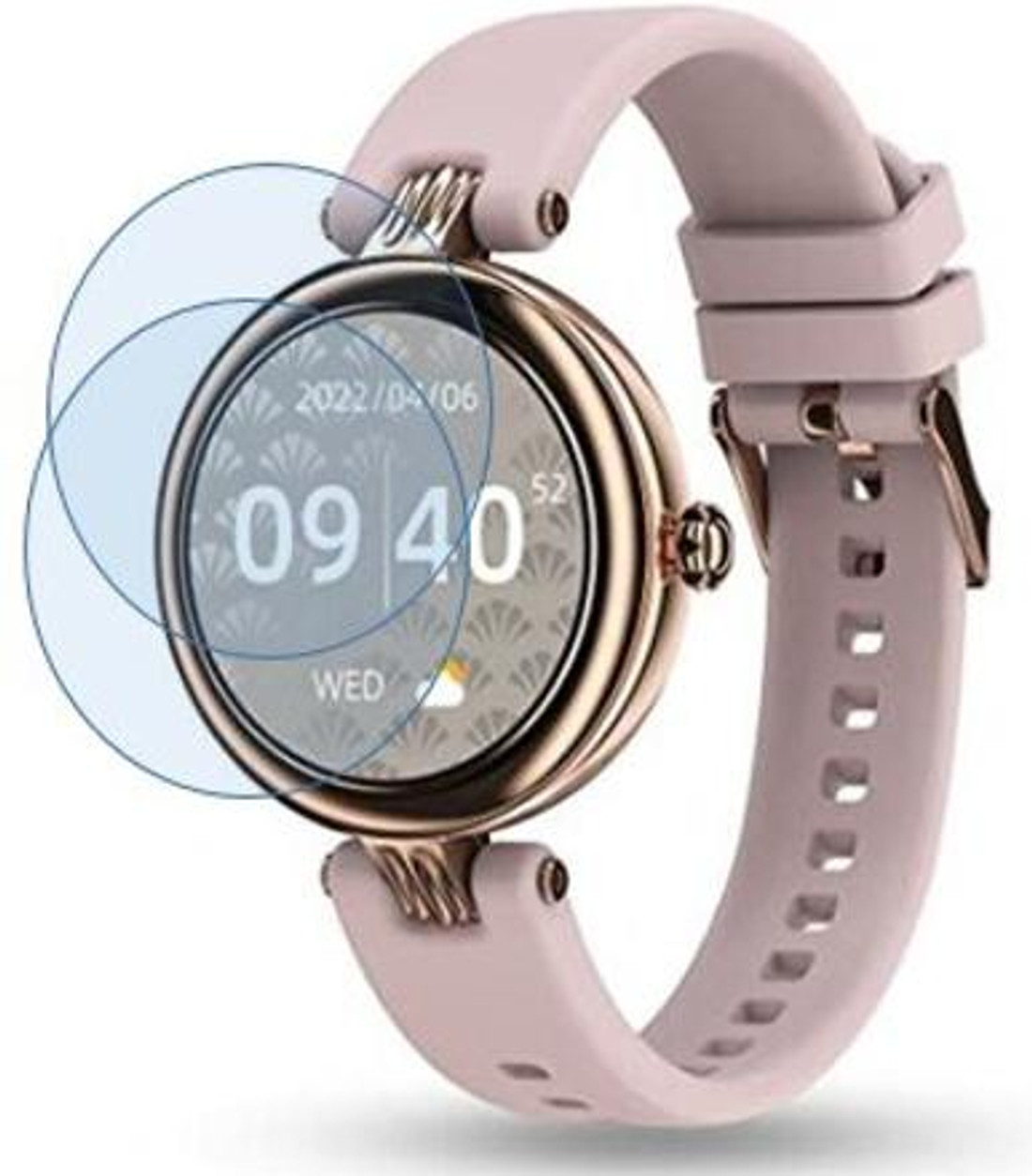 NAYO ELITE Screen Guard for SG 608 Pebble Venus Smartwatch for