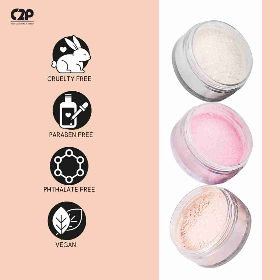 Buy C2P Pro HD Luxury Luminous Shimmer Powder, Matte Finish