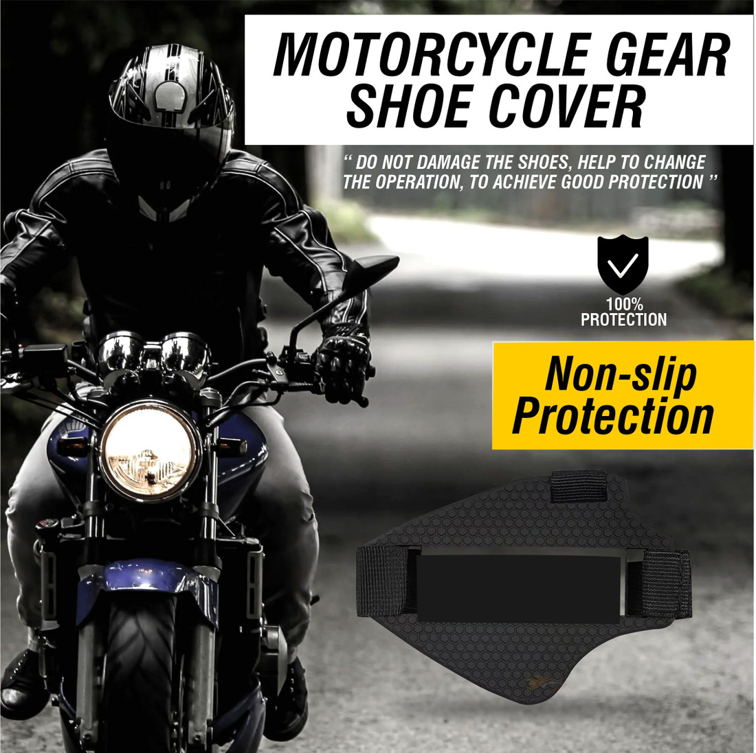 Shoe cover for motorcycle riders online