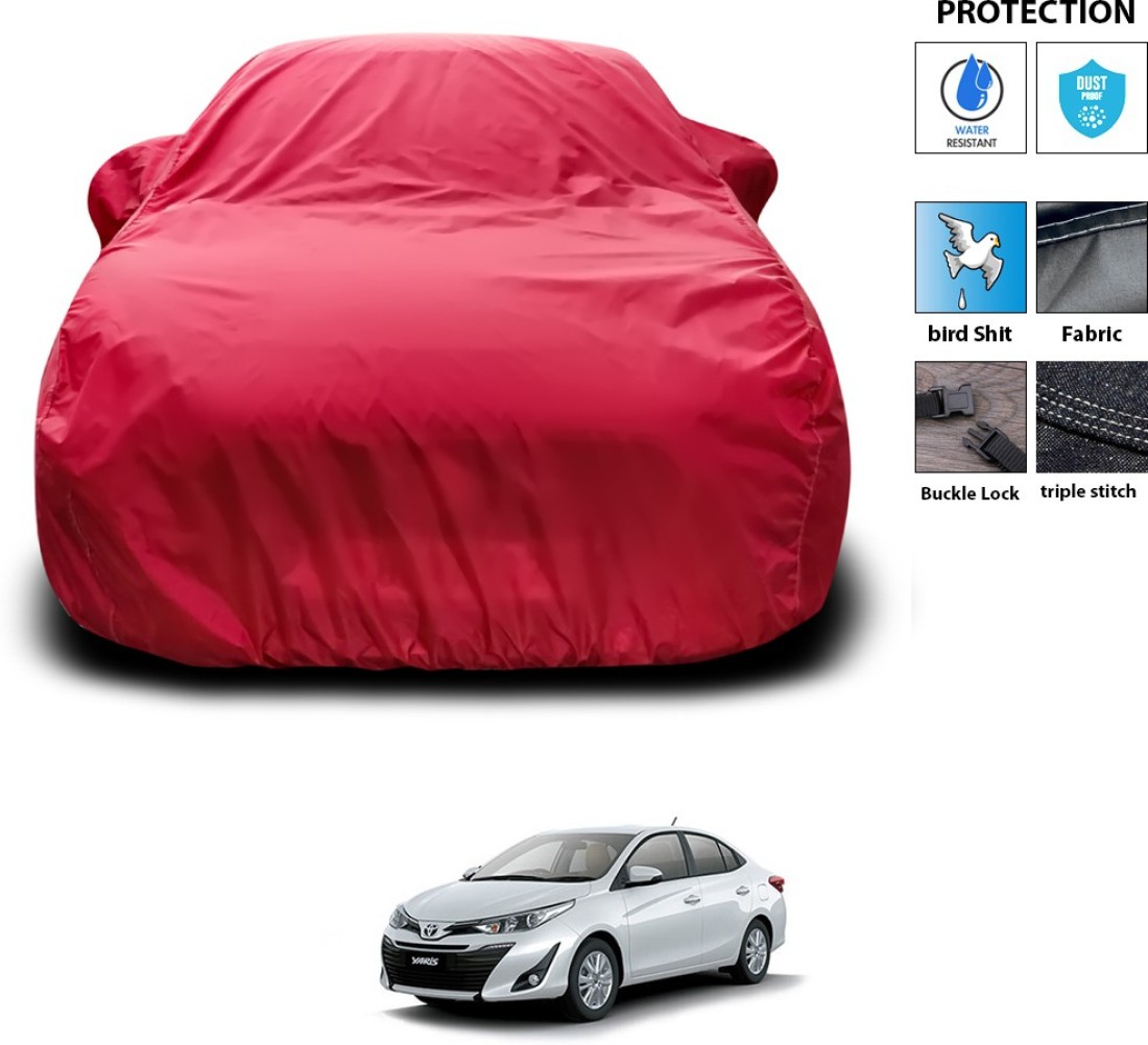 PAGORA Car Cover For Toyota Yaris (With Mirror Pockets) Price in