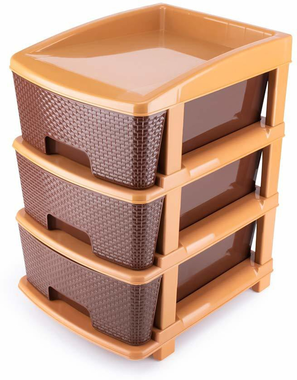Dharmik Plastic Free Standing Chest of Drawers Price in India