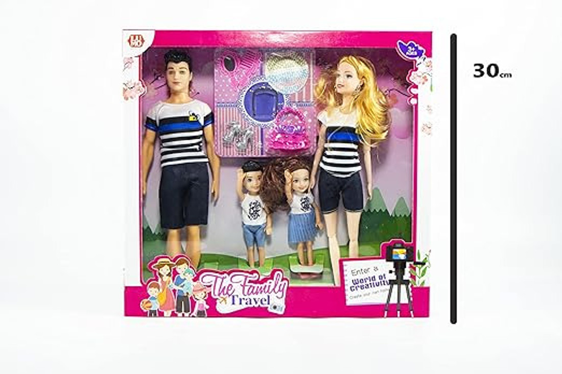 Barbie set hotsell family