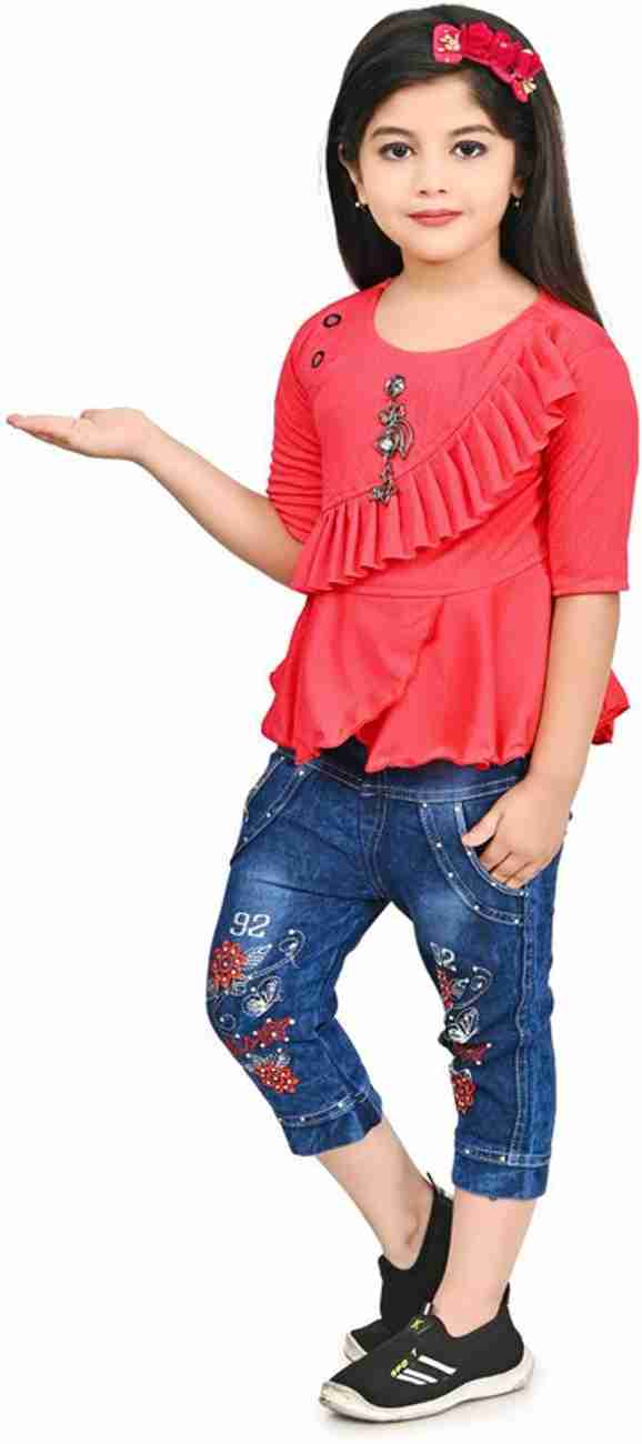 Jeans top outlet ka design