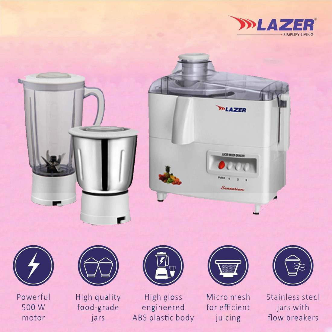 Lazer juicer mixer grinder new arrivals