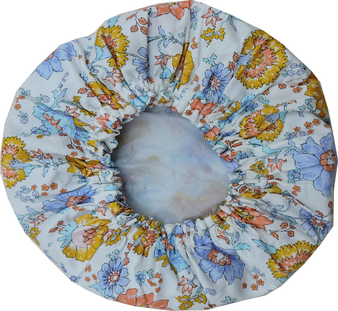 Floral online shower cap