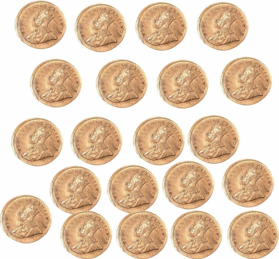 SHRI ANAND Copper Coins for puja Set of 6 Coins for Spiritual and
