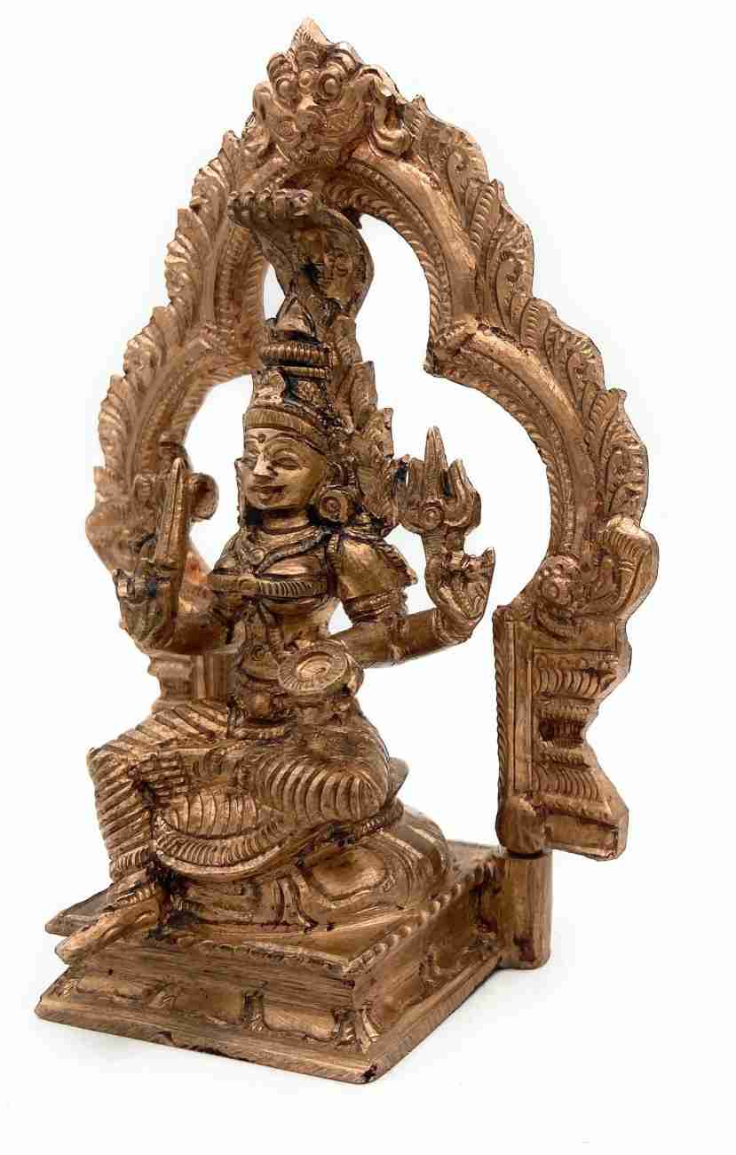 32 Large Brass Mariamman (South Indian Goddess Durga)